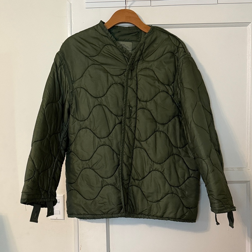 Vintage Utility Jacket in Olive Green